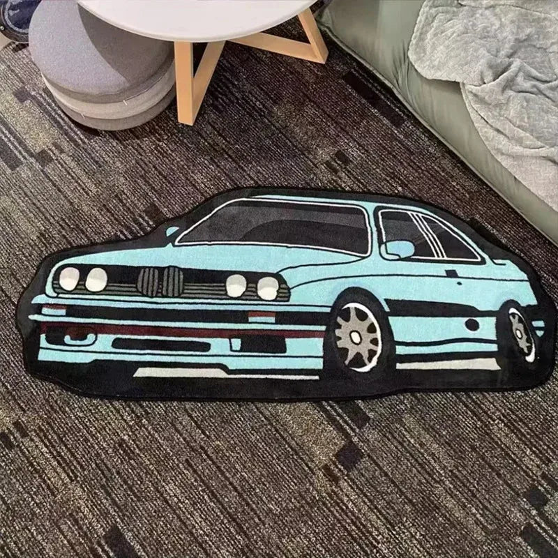 Bmw and supra rugs